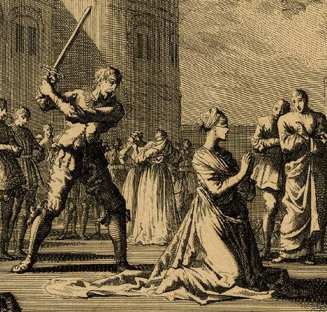 Detail of Execution of Anne Boleyn | Print depicting the exe… | Flickr Anne Boleyn Aesthetic, Tudor Dynasty, Tudor Era, King Henry Viii, Tudor History, Mary I, Henry Viii, English History, Elizabeth I