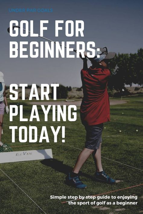 Get started playing today with these golf tips for beginners. Golf 101 instruction to help you get out on the course with your friends and have fun without frustration. | #underpargoals Golf 101 Tips, Golf 101, Golf Beginner, Short Game Golf, Golf Illustration, Golf Tips For Women, Golf Club Sets, Golf Tips For Beginners, Best Golf Courses