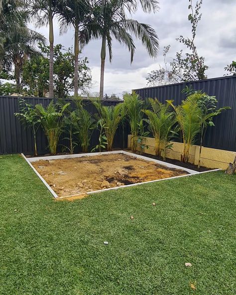 The garden chronicles continue. At this point, I'm beginning to think I should just post my garden all day everyday 😅 🙃 you all seem to like it a lot....  The evolution of our troppo garden corner! The stones are a cost-effective way to create an impact and a safe zone for the fire pit. However, after 4 years, the stones needed to be refreshed, and we wanted to add a bit more warmth to the backyard! 🌴 Now, with Finn on the move and putting EVERYTHING in his mouth, we wanted to create a sp... Corner Fire Pit Backyard, Fire Pit Dimensions, Garden Corner, Safe Zone, Fire Pit Designs, Diy Backyard Landscaping, All Day Everyday, After 4, Fire Pit Backyard