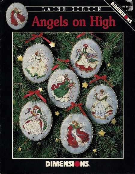 Dimensions Cross Stitch, Cross Stitch Angels, Christmas Embroidery Patterns, Cross Stitch Books, Beaded Cross Stitch, Christmas Ornament Pattern, Stitch Christmas, Cross Stitch Patterns Christmas, Christmas Embroidery