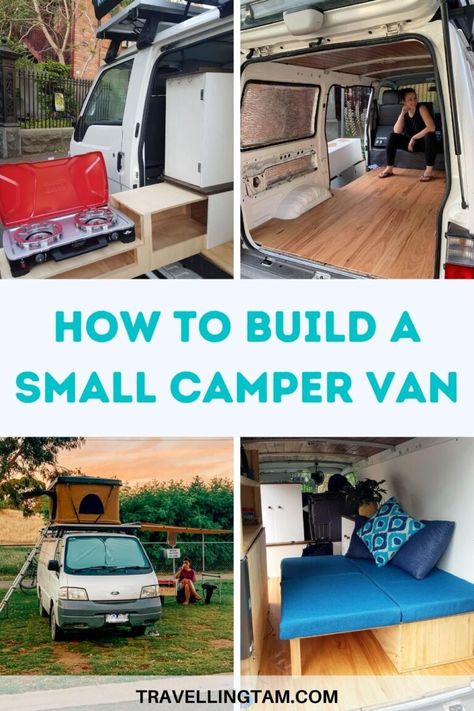 Meet Maeve: My Ford Econovan Camper Van Tour & Build Van Conversion Plans, Converted Camper, Small Camper Vans, Converted Vans, Diy Van Conversions, Small Camper, Van Tour, Van Dwelling, Travel Camper