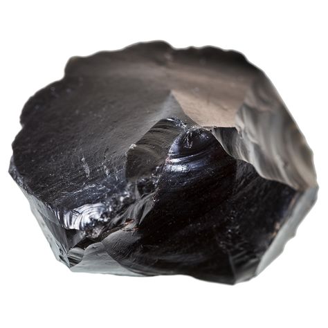 Obsidian is an earth-stone, activating the root chakra and grounding you in your connection to the Earth. It clears the aura of negative energy, and can also be used for scrying. Obsidian Meaning, Best Healing Crystals, Crystal Healing Chart, Eye Twitching, Black Obsidian Stone, Geology Rocks, Crystals Healing Properties, Raw Crystals, Obsidian Stone