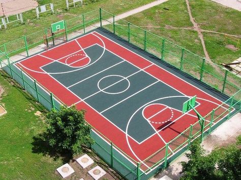 Orphanage Ideas, Basketball Park, Lapangan Basket, Indoor Soccer Field, Outdoor Sports Court, Sports Facility Architecture, Basketball Court Layout, Learn Autocad, Backyard Basketball