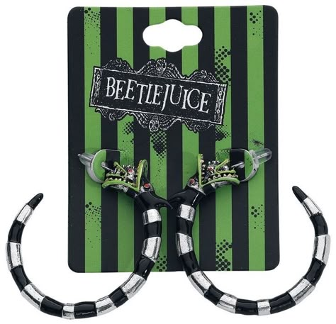 Beetlejuice Sandworm, Weird Jewelry, Beetle Juice, Tim Burton Movie, Gaming Merch, Band Merchandise, Rock Metal, Alternative Clothing, Funky Jewelry