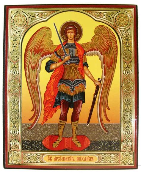 Icon Archangel Michael - Russian Orthodox Icons Arc Angel, St Michael The Archangel, Michael The Archangel, Orthodox Christian Icons, Small Icons, Russian Icons, San Michele, Russian Orthodox, Saint Michael