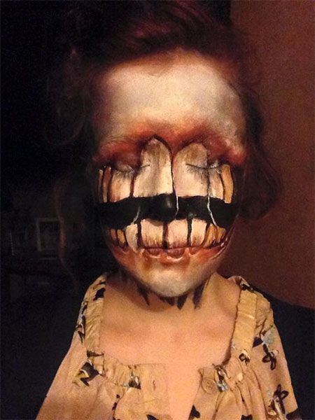 Extraordinary Makeup, Half Face Makeup, Creepy Makeup, Special Fx Makeup, Horror Makeup, Character Makeup, Scary Makeup, Special Effects Makeup, Fx Makeup