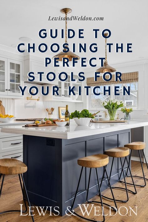 Bar Stool Blue Kitchen Island, Kitchen Island 4 Stools, Bar Stools With Blue Kitchen Island, Navy Blue Kitchen Island Bar Stools, Stools For Dark Kitchen Island, Kitchen Island Stools Backless, How Many Bar Stools For Island, Black Island With Bar Stools, Kitchen Island With No Seating