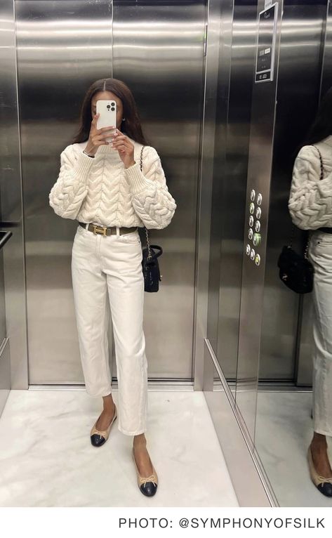 Symphony Of Silk, Symphony Of Silk Lorna, Off White Jeans Outfit, London Fashion Week 2023, Casual White Jeans Outfit, Cream Jeans Outfit, White Jeans Outfit Fall, White Denim Jeans Outfit, Sun Dresses For Women