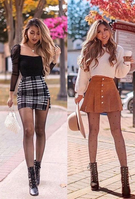 Flamboyant Outfit Women, Cute Skirt Outfits, Clash Royale, Trendy Fall Outfits, Professional Outfits, Fall Fashion Outfits, Fall Style, Girly Outfits, Street Chic