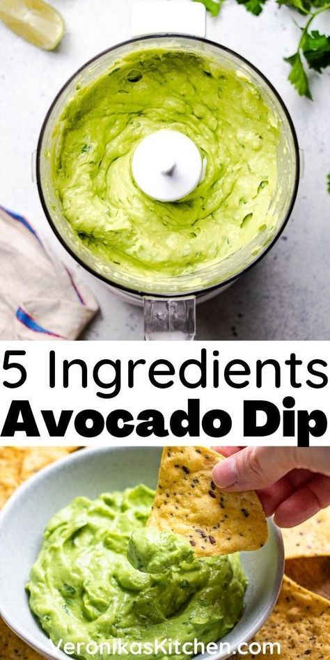 Creamy Avocado Dip, Avocado Dip Recipe, Black Color Hairstyles, Guacamole Recipe Easy, Guacamole Dip, Color Hairstyles, Avocado Dip, 140 Pounds, Guacamole Recipe