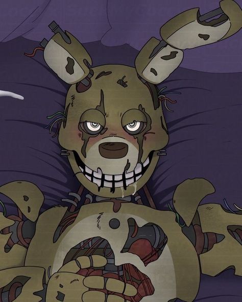 Springtrap Human, Springtrap Fanart, Fnaf Icon, Dave Miller, Fnaf Comics, Fnaf Memes, William Afton, Fnaf Funny, Fnaf Characters