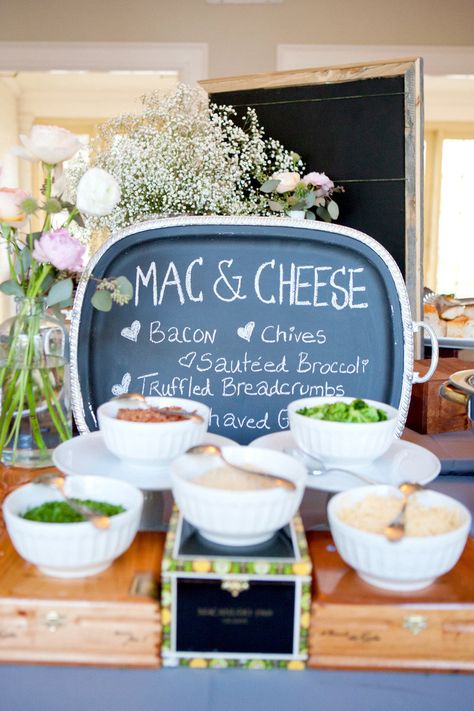 Gallery & Inspiration | Picture - 1017782 Mac And Cheese Bar, Gourmet Sushi, Cheese Station, Pretty Pasta, Wedding Buffets, Bbq Event, Together Photography, Graduation Party Desserts, Foodie Wedding