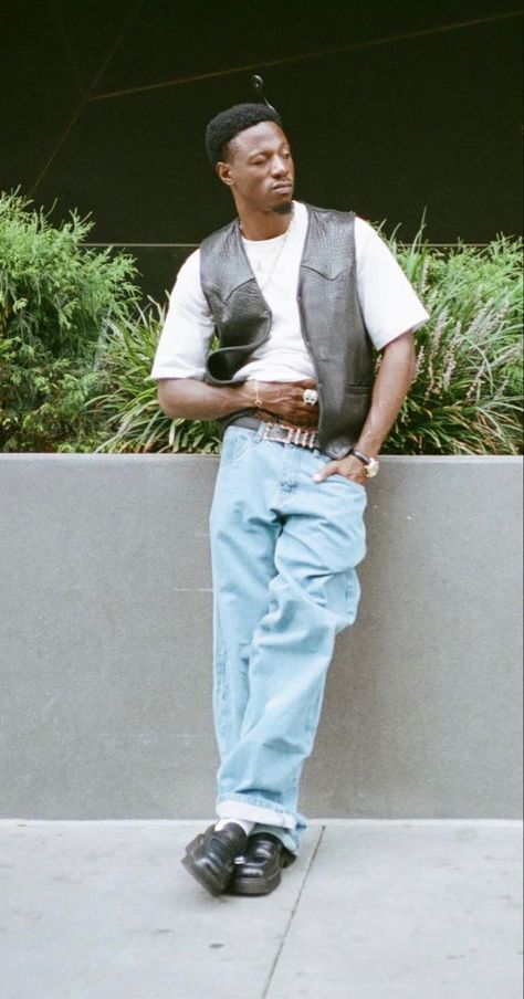 90s Black Men Fashion, 90s Black Men, 90s Fashion Men, Black Men Fashion Swag, Black Men Street Fashion, Men Street Fashion, Street Style Outfits Men, Street Fashion Men Streetwear, Men Stylish Dress