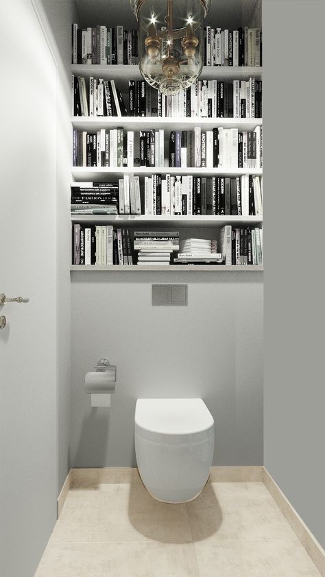 bathroom Books In Bathroom, Downstairs Toilet Ideas Quirky, Wc Ideas, Hidden Toilet, Picture Gallery Wall, Over Toilet, Guest Toilet, Downstairs Loo, Toilet Wall