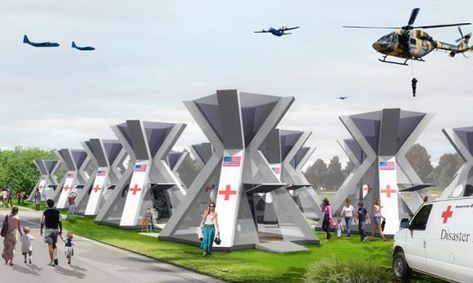 Eco Homes: X2Shelter – A portable green home for disaster relief - Ecofriend Movable Architecture, Emergency Shelters, Future Technology Concept, Eco Homes, Portable Shelter, Shelter Design, Cold Mountain, Architectural Studio, Emergency Shelter