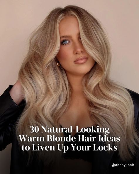 Modern hair coloring techniques let you go blonde without damage! But which shade to choose? Honey blonde, pale blonde, beige, and bronde hues are timeless classics. Want to go bolder? Try creamy peach blonde or strawberry vanilla for a warm, fresh look. Check out these juicy pics for inspiration and find your perfect shade! 🌟✨ #blonde #blondehair #blondegirl #blondebeauty #blondebalayage #blondehighlights Honey Beige Hair, Warm Beige Blonde Hair, Strawberry Beige Blonde Hair, Warm Strawberry Blonde Hair, Teddy Bear Blonde Hair, Teddy Blonde Hair, Creamy Vanilla Blonde Hair, Expensive Blonde, Teddy Bear Blonde