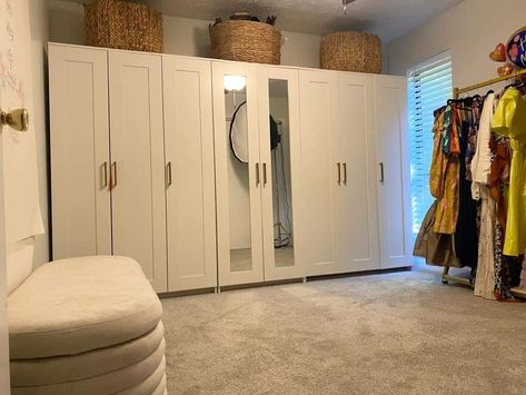 Brimnes Wardrobe, Ikea Brimnes, Bedroom Closet Doors, Colour Ideas, Bedroom Closet, Closet Bedroom, Renter Friendly, Closet Doors, Interior Ideas