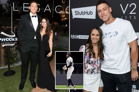 Aaron Judge And Wife, Gary Sanchez, Gleyber Torres, Wedding In Hawaii, Aaron Judge, Man And Wife, Party Bus, Culture Fashion, Sports Business