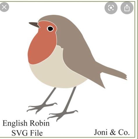 Robin Template Printable, Robin Outline, Robin Template, Robin Collage, English Robin, British Christmas, Bird Svg, Christmas Birds, Bird Template