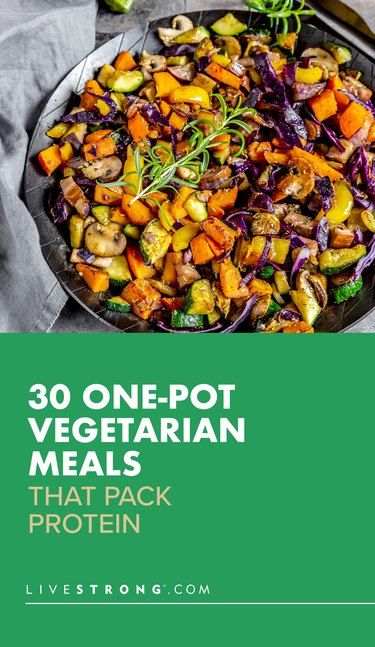 Meals For One Vegetarian, Protein Filled Vegetarian Meals, Wholesome Vegetarian Meals, Healthy Balanced Vegetarian Meals, Vegetarian Crockpot Dump Meals, Balanced Meals Vegetarian, Protein Rich Dinner Vegetarian Recipes, Vegetable One Pot Meals, One Pot Instant Pot Meals Vegetarian