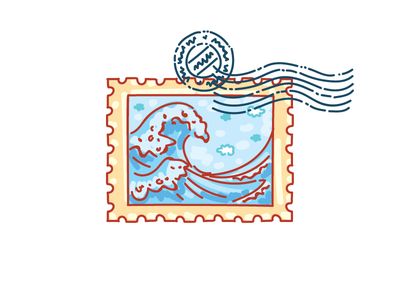 🌊  Post stamp  🌊 Post Stamp Drawing, Stamp Sketch, Stamp Illustration, Stamp Drawing, Postage Stamp Design, Sea Tattoo, College Girl, Post Stamp, Project Inspiration