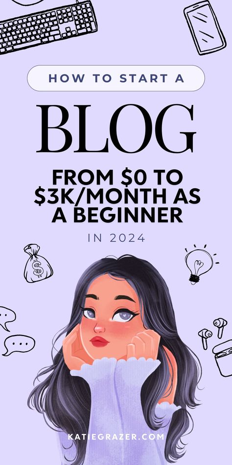 How To Start Blogging For Money, How To Become A Pinterest Influencer, Blogging For Beginners Step By Step, Making A Blog, How To Start A Website, How To Create A Blog Step By Step, How To Start Blogging, How To Create A Blog, How To Start A Blog For Free