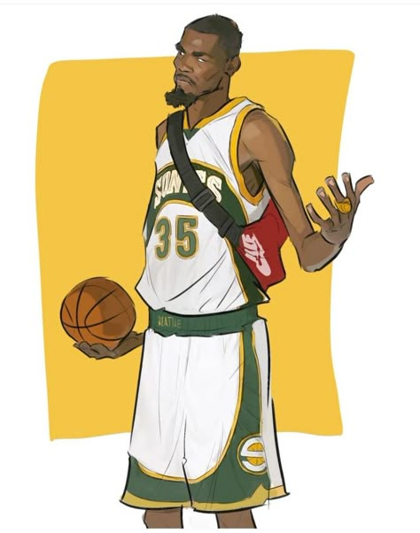 Drawings Of Basketball, Basketball Artwork, Basketball Drawings, Nba Artwork, Trill Art, Basketball Anime, Nba Basketball Art, Manga Poses, I Love Basketball