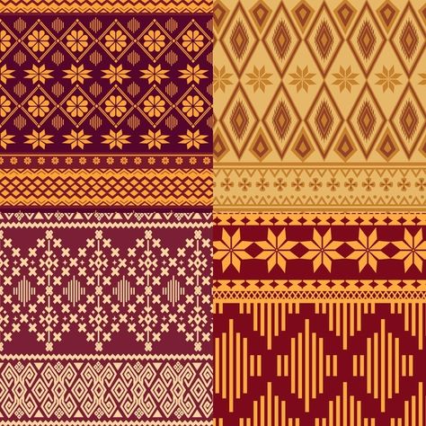 Corak Batik Malaysia, Batik Malaysia Pattern, Motif Songket Palembang, Tenun Pattern, Philippines Pattern, Songket Modern, Songket Design, Nusantara Art, Wallpaper Shapes