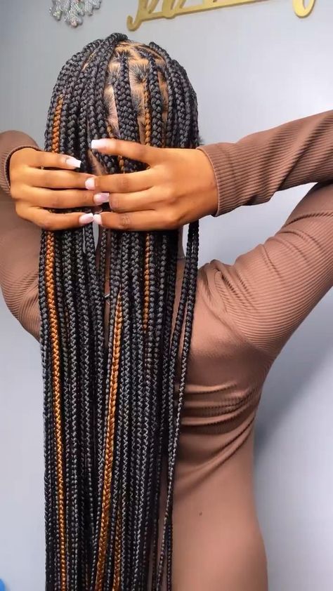 Pin by ♡ on $HAIR [Video] | Cute box braids hairstyles, Cute braided hairstyles, Hair twist styles Hairstyle Ideas For Long Hair, Prom Hairstyle Ideas, Haircut Ideas For Women, Ideas For Long Hair, Cute Prom Hairstyles, Cute Box Braids, Hairstyles Cute, Wolf Haircut, Prom Hairstyle