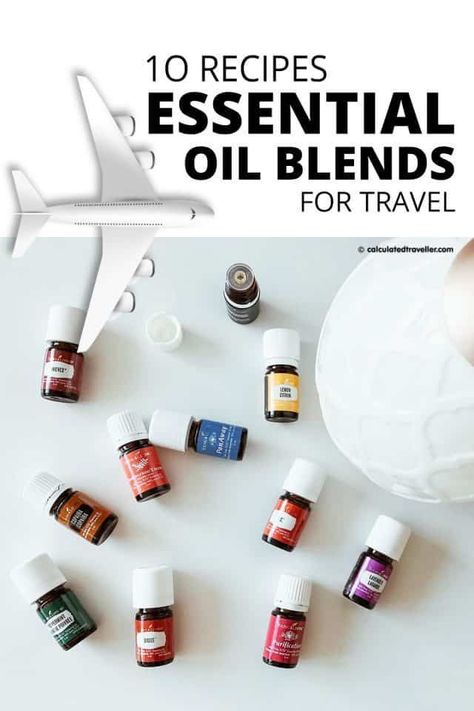 Essential oils provide wellness benefits and can elevate your entire travel experience. With these 10 favourite essential oil recipes, you'll be ready for any adventure on your journey! #tips #travel #essential #oil #blend #recipe #howto #wellness Copaiba Essential Oil, Mandarin Essential Oil, Vetiver Essential Oil, Clary Sage Essential Oil, Ylang Ylang Essential Oil, Sage Essential Oil, Bergamot Essential Oil, Aromatherapy Blends, Grapefruit Essential Oil