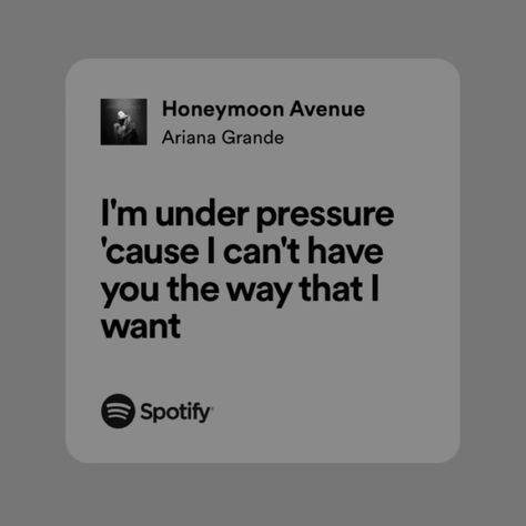 Honeymoon Avenue Ariana, Honeymoon Avenue, Ariana Grande Lyrics, Cant Have You, Yours Truly, Under Pressure, Verona, Ariana Grande, Songs