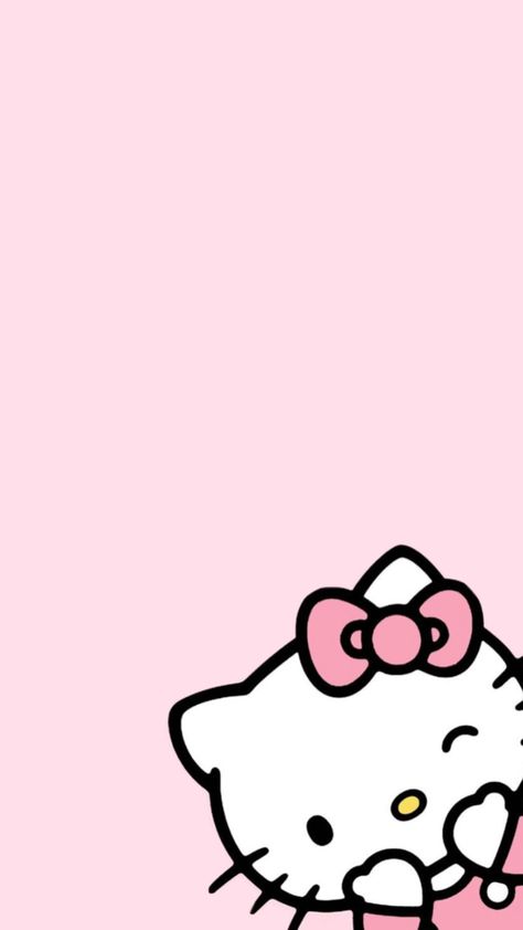 Cute Pink Simple Wallpaper, Ipad Hello Kitty Wallpaper, Wallpaper Iphone Hello Kitty, Cute Fluffy Kittens, Wallpers Pink, 헬로키티 배경화면, Pink Wallpaper Hello Kitty, Hello Kitty Y2k, Blush Wallpaper