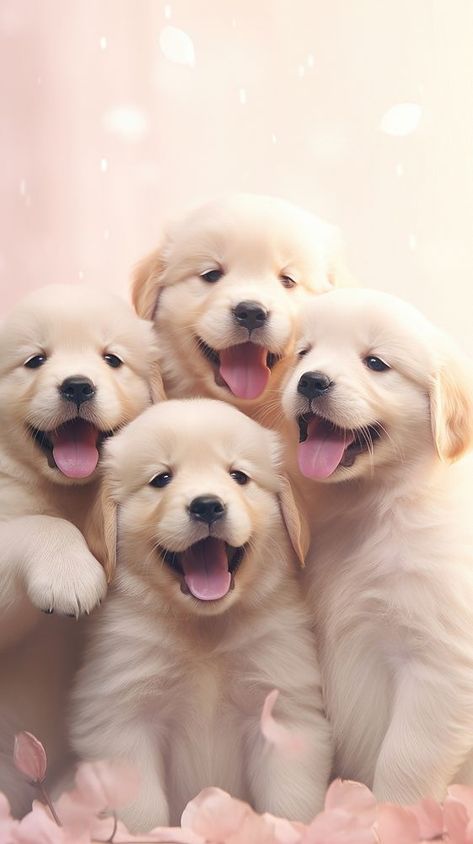 Golden retriever animal mammal puppy. | premium image by rawpixel.com Cute Puppies Wallpaper Aesthetic, Puppy Wallpaper Aesthetic, Iphone Wallpaper Dog, Cute Dogs Wallpaper, Puppy Wallpaper Iphone, Golden Retriever Wallpaper, Dogs Images, Animal Aesthetic, Wallpaper Dog