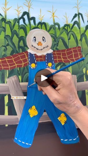 [clip] Scarecrow painting details! #scarecrow #easypainting #tutorials #beginner #acrylicpainting | Emily Seilhamer Art | Emily Seilhamer Art · Original audio Scarecrow Painting, Scarecrow Crafts, Painting Details, Crafts Painting, Easy Paintings, Scarecrow, Art Original, Acrylic Painting, Arts And Crafts