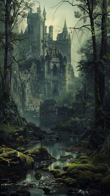 Dark Fantasy Wallpapers Fantasy Aesthetic Landscape, Fantasy Asthetics Photos, Dark Fantasy Artwork Wallpaper Hd, Dark Fantasy Environment Concept Art, Fantasy Aesthetic Pictures, Nature Fantasy Aesthetic, Dark Fantasy Architecture, Dark Fantasy World Aesthetic, Dark Fantasy Setting