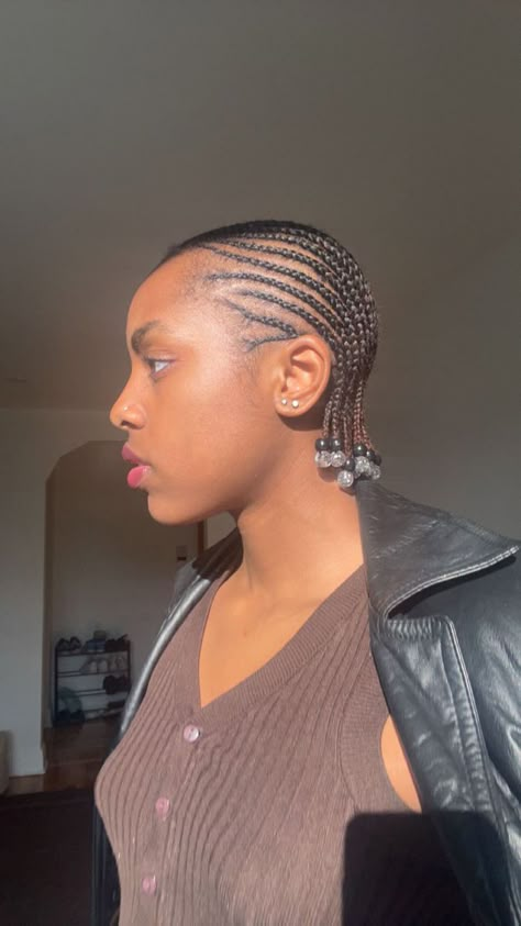 Short Natural Hair Cornrow Styles, Cornrows Natural Hair Short, Natural Hair Cornrows Short, Natural Cornrow Hairstyles For School, Natural Cornrow Hairstyles Short Hair, Freehand Cornrows, Cornrows On Short Hair, Freehand Hairstyle For Black Women, Freehand Hairstyle