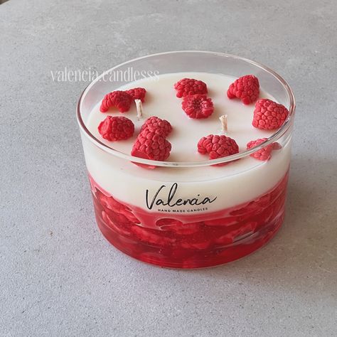 Raspberry cheesecake candle 🤤🍓 #beeswax #flowercandles #flowers #candles #candlemaking #candlelover #candlelight #aesthetic #diy #handmade #art #love #soywax #inspiration #raspberry #cheesecake #gelwax #creative #raspberrycandle #homedecor #unique #giftideas #red Candlelight Aesthetic, Cheesecake Candle, Flowers Candles, Aesthetic Diy, Raspberry Cheesecake, Flower Candle, Concrete Decor, Art Love, Taper Candles