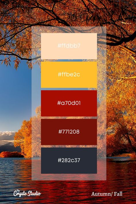 September Color Palette Hex Codes, Bold Autumn Color Palette, Fall Google Calendar Hex Codes, Autumn Color Palette Hex Codes, Autumn Pantone, Fall Colors 2023, Fall Color Palettes, Fall Color Palette Hex Codes, Elegant Color