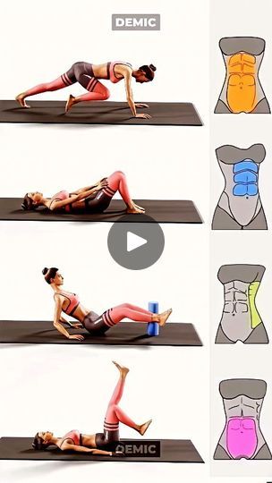 Best Stomach Exercises, Full Body Bodyweight Workout, Stomach Exercises, Lower Belly Workout, Workouts At Home, Sweaty Workouts, Abdominal Exercises, Low Impact Workout, Gym Workout Tips