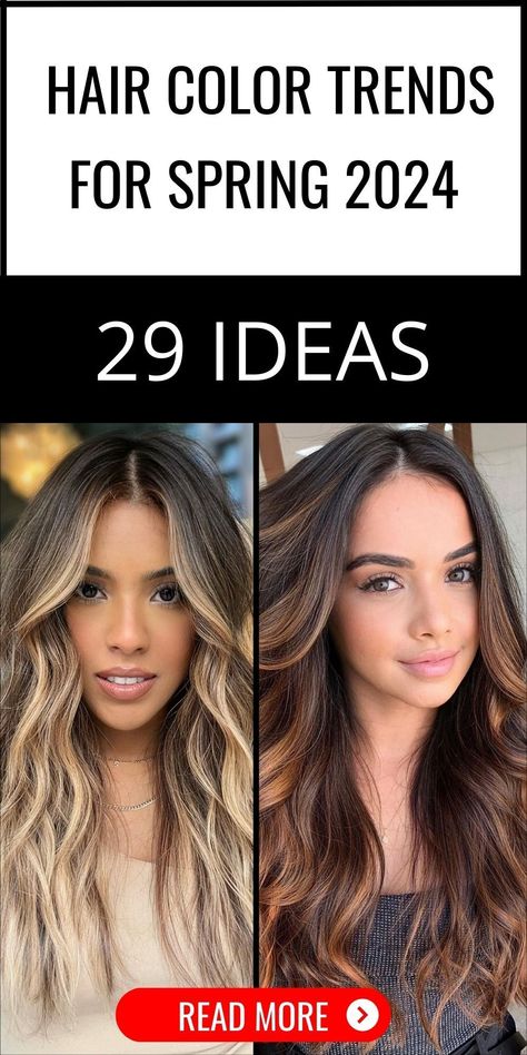 If you're yearning for a fresh and dynamic change in 2024, the spellbinding spring 2024 hair color trends, tailor-made for brunettes, offer an array of shades that celebrate the beauty of dark hair. This year, it's all about embracing the deep, rich hues that are taking the hair world by storm. Spring 2024 Brunette Hair, Hair Color Change For Brunettes, Trendy Spring Hair Color 2024, 2024 Hair Color Trends For Women Spring, Spring Summer 2024 Hair Trends, Popular Brunette Hair Colors, Summer Hair Color For Brunettes 2024, Hair Color For Spring 2024, Hair Colours 2024 Trends