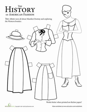 Second Grade Paper Dolls History Worksheets: Historical Paper Doll: 1800s Paper Dolls Coloring Pages, Dolls Coloring Pages, Classroom Prep, Victorian Paper Dolls, Fathers Day Coloring Page, History Worksheets, Coloring Worksheets, Mario Coloring Pages, Abstract Coloring Pages