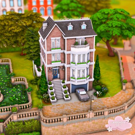 Britechester Student Town House🎓⁣ ↳ 4 Story high Town Home built for a ⁣ -🐾 Vet Tech Student who loves Vinyls and pink! ⁣ -🎮🕹️ Gaming loving student who studies anything you choose! ⁣ -🌱 Plant loving Sim (Studies optional also!)⁣ ⁣ Up on the Gallery tommorrow! 🆔: Gardenova⁣ ⁣ ⁣ ⁣ ______________________________________________⁣ ⁣ Socials:⁣ ❀ Gallery: Gardenova / #Gardenova⁣ ❀ Linktree(all my social links): https://linktr.ee/Gardenova⁣ ❀ Email: Gardenova@hotmail.com (serious inquiries only)⁣ ⁣ ... Sims 4 Student Housing, Sims 4 Student House, Sims 4 Willow Creek Builds, Sims 4 Willow Creek Small House, Foxbury Student Housing Sims 4, The Sims 4 Gallery Houses, Sims 4 Gallery Lots No Cc, Vet Tech Student, Witch Cottage