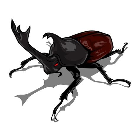 Vector beetle illustration cartoon character drawing Beetle Fantasy Art, Beetle Character Design, Cartoon Beetle, Beetle Cartoon, Cartoon Character Drawing, Beetle Drawing, Beetle Illustration, Beetle Art, Monster Drawing