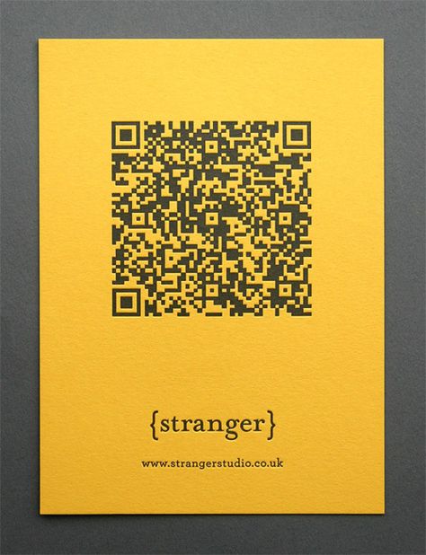 Construction Branding, Qr Code Business Card, Letterpress Business Cards, Business Card Inspiration, Cool Business Cards, Postcard Design, Business Cards Creative, Letterpress Printing, Mellow Yellow