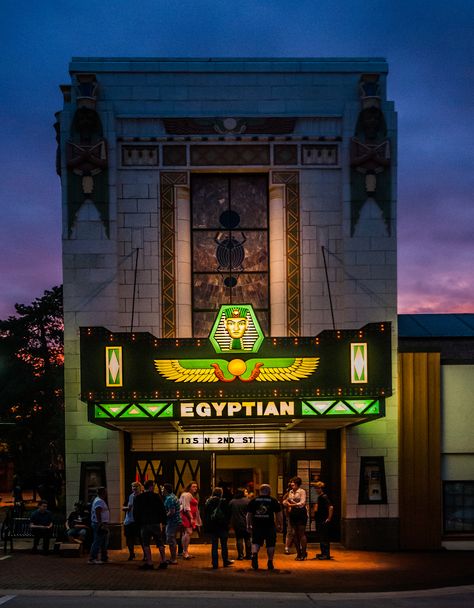 Egyptian Theatre, DeKalb Egyptian Theater, Theatre Interior, Movie Theaters, Movie Theater, Illinois, Theater, Chicago, Art Deco, Architecture