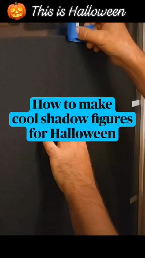 Neat idea! Cheap poster board and lights, shadow cutouts! 🖤🖤 #thisishalloween #Halloween #halloweendecor #diyhalloween #diy #shadow #cutout #poster #light #easy #Cheapest #fun #followformore #followandshare | This is Halloween | AShamaluevMusic · Halloween Diy Halloween Shadow Caster, Cutout Poster, Halloween Cutouts, Pool Rules Sign, Halloween Shadow, Pool Rules, Cheap Posters, Halloween Crafts Decorations, Shadow Art