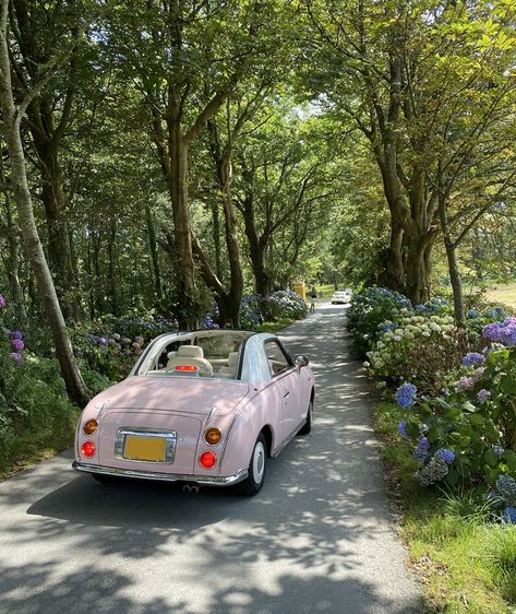 Pink Nissan, Nissan Figaro, Nissan, Pink