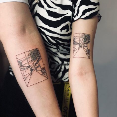 Vancouver Tattoo Zoe🇰🇷🇨🇦 on Instagram: “Matching tattoos 💜 #밴쿠버타투 #밴쿠버 #vancouver#vancouvertattoo” Vancouver Tattoo, Matching Tattoos, Triangle Tattoo, Geometric Tattoo, Vancouver, Tatting, Tattoos, On Instagram, Instagram