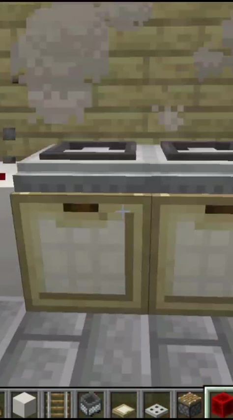 Xperia - Minecraft(@xperia_minecraft) on TikTok: Minecraft Stove #minecrafttutorial #minecraft #minecrafter #gaming #fyp @_.mc_memes._ Minecraft Stove Hood, Minecraft Stove Design, How To Make A Stove In Minecraft, Stove Minecraft, Stove In Minecraft, Minecraft Fireplace, Minecraft House Tutorials, Minecraft House, Minecraft Builds