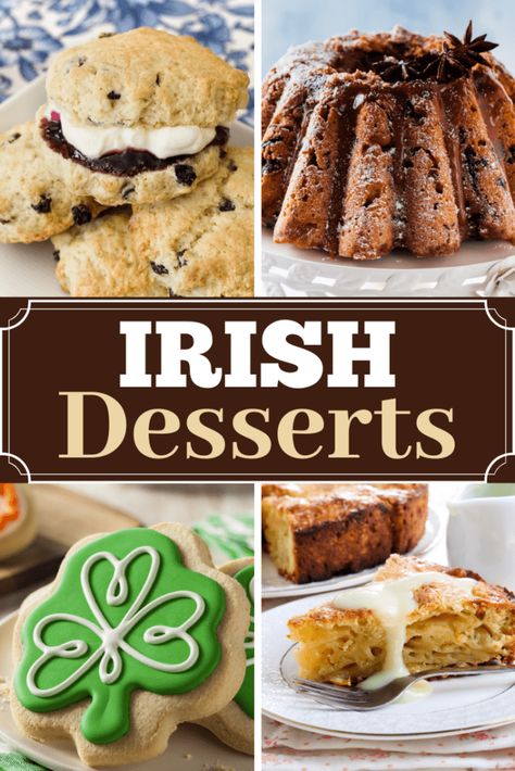 Irish Muffin Recipes, Irish Dessert Recipes Easy, Celtic Desserts, Irish Recipes Desserts, Irish Recipes Authentic Desserts, Authentic Irish Desserts, Irish Dairy Cake, Irish Desert, Irish Treats Traditional